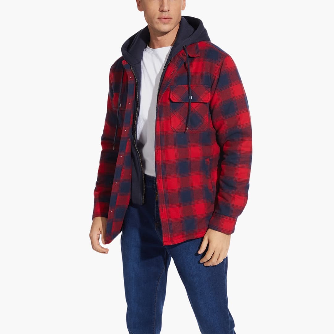 Flanelljacke Samuel für Herren – Warm & Stilvoll