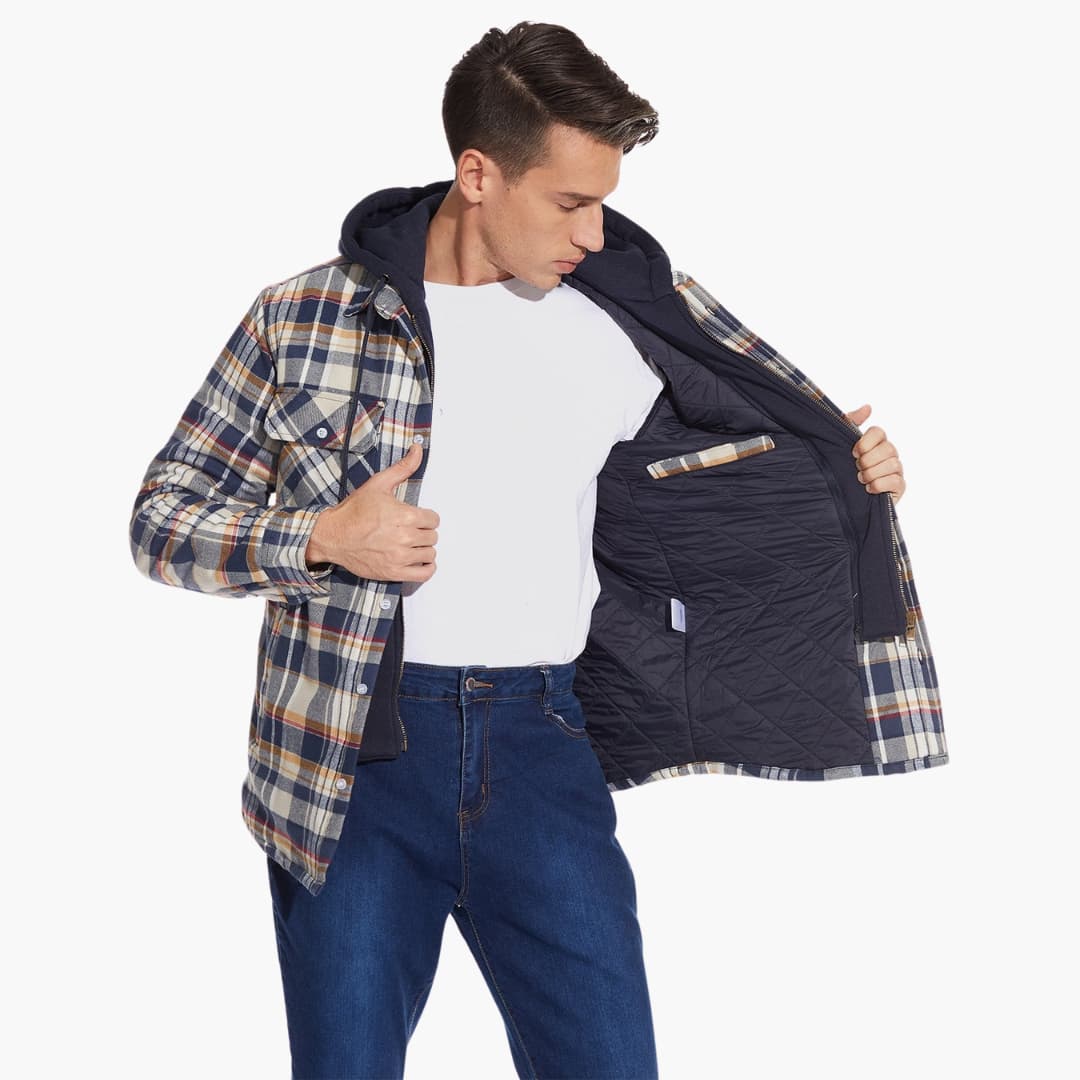 Flanelljacke Samuel für Herren – Warm & Stilvoll