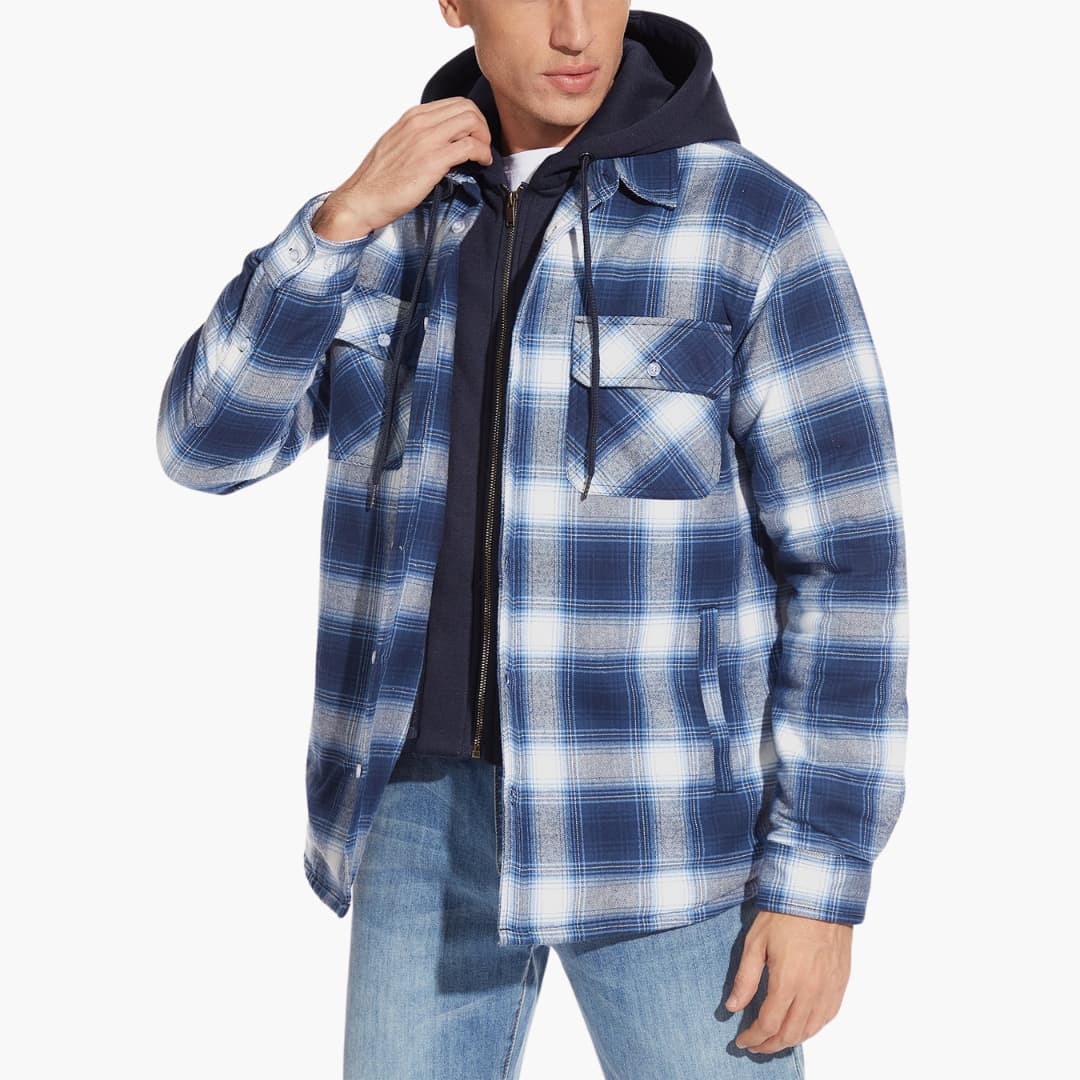 Flanelljacke Samuel für Herren – Warm & Stilvoll