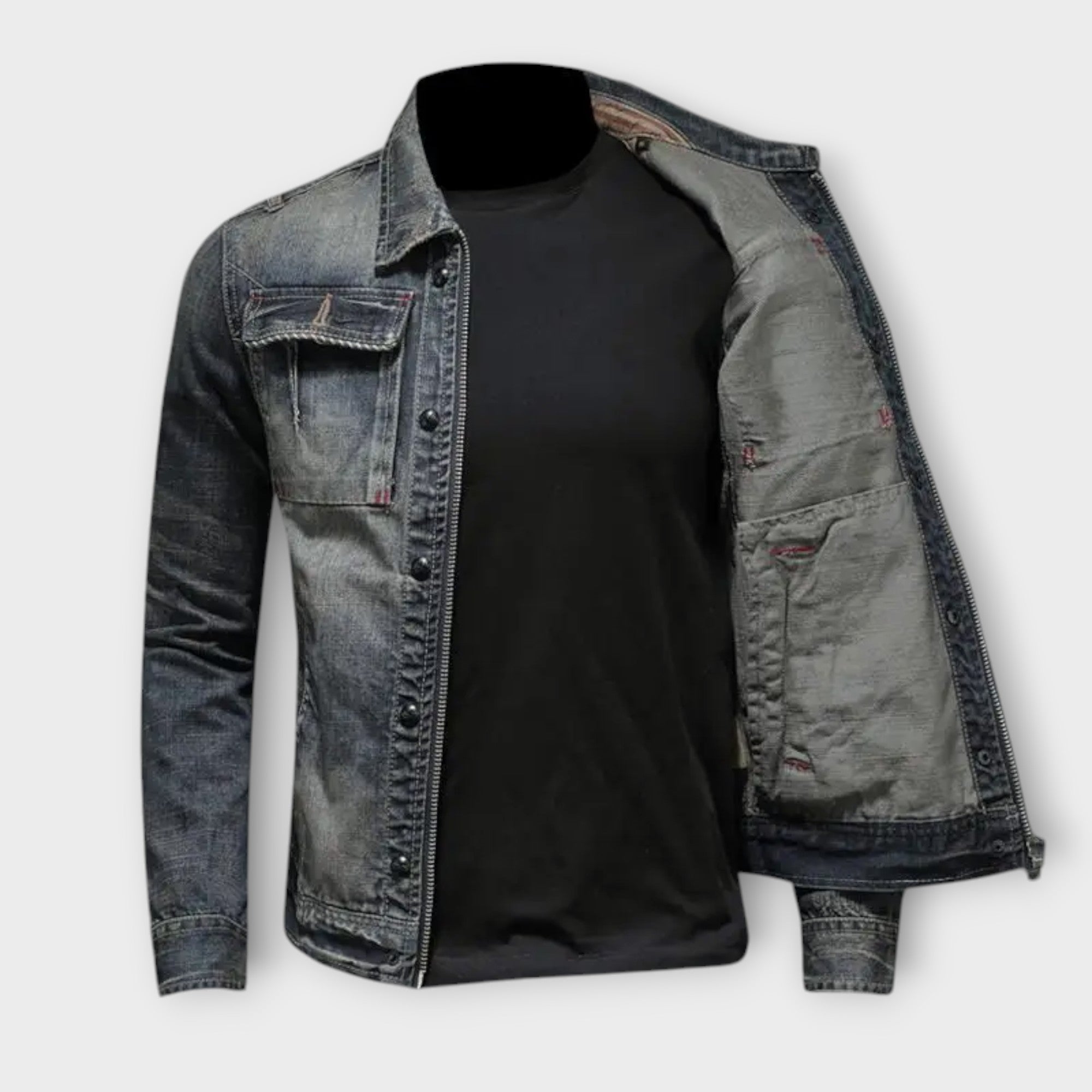 Rudolf - Klassische Jacke aus reinem Denim