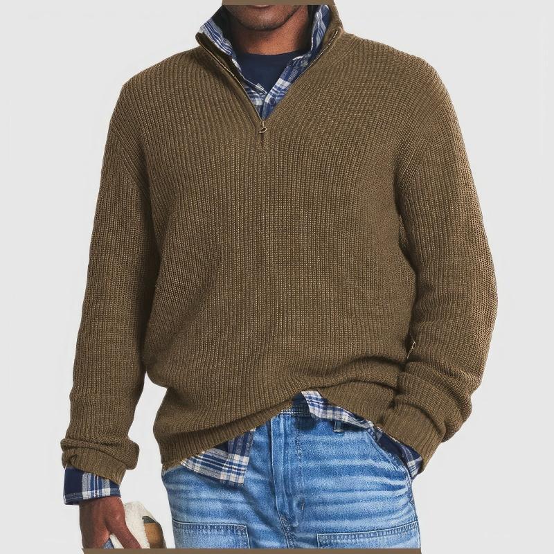 Emiliano™ | Strickpullover mit Reißverschluss für Herren