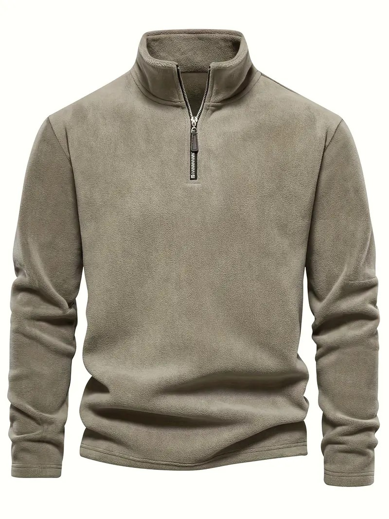 Max | Fleece-Pullover mit Zip